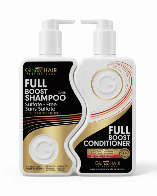 Full Boost Sulfate‑Free Shampoo & Conditioner – Argan Oil & Biotin