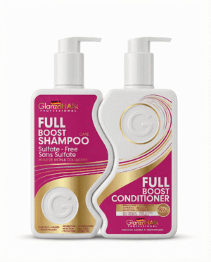 Full Boost Sulfate‑Free Shampoo & Conditioner – Castor Oil & Collagen